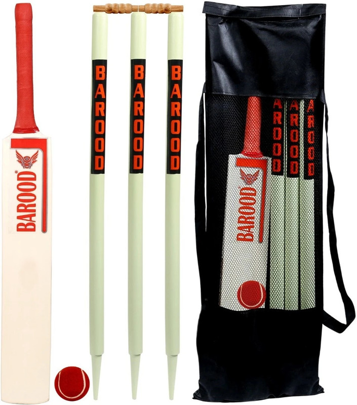 barood sports Barood poplar cricket kit size 3 plane Age (6 to 8) year Cricket Kit