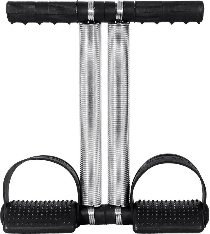 HouseOfCommon Double Spring Tummy Trimmer PRO Waist Abs Exerciser Body Toner (Black) Fitness Accessory Kit Kit