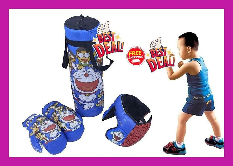 Emutz Junior Boxing Kits Doraemon Color Multicolor 5 Pcs Boxing Kit