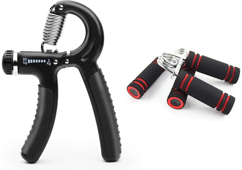 Fitnesstricks Fitness Combo Of Push Up Board With Hand Gripper Fitness Accessory Kit Kit