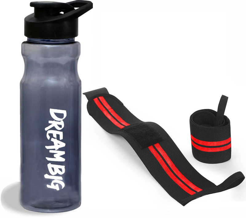 COOL INDIANS Fitness Combo of Gym Water Bottle&Wrist Band Gym Workout |Sports for Men&Women Fitness Accessory Kit Kit