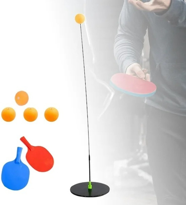 Zuuluzrs SUPER LAST OFFER Ping Pong Table Tennis with 2 Wooden Rackets & 2 Balls Table Tennis Kit