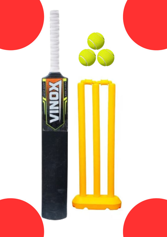 vinox PLASTIC CRICKET KIT FOR ADULT HARD TENNIS/ SOFT TENNIS Cricket Kit