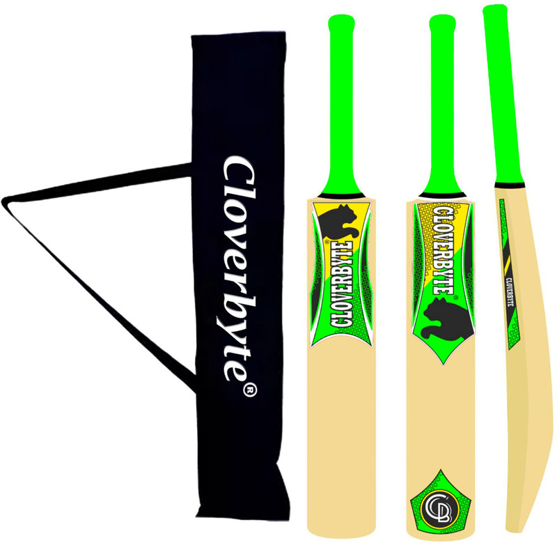 CLOVERBYTE 3 No. Size Hard PVC Plastic Bat With Tennis Ball For 4-8 Years Kids Cricket Kit