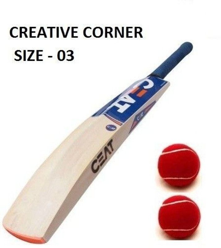 Creative Corner junior size-03 (bat +2ball ) Cricket Kit