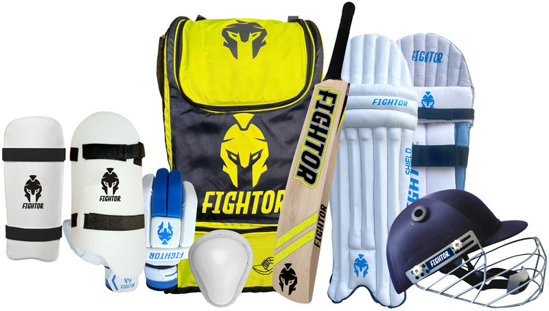 FIGHTOR KASHMIR WILLOW CRICKET KIT SIZE-4 Cricket Kit