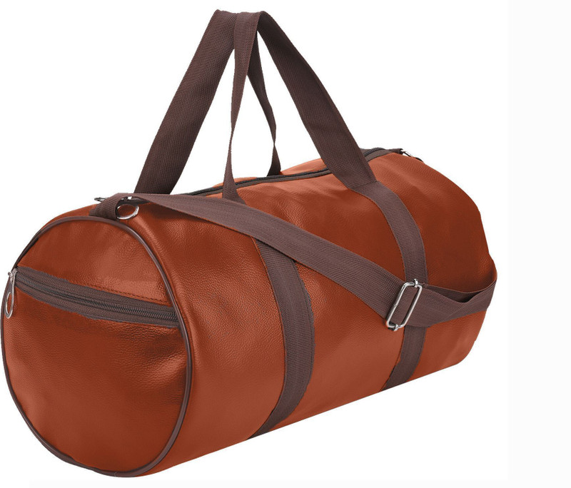 TRUE INDIAN Fitness Series Leatherette Gym Bag With Zip Pocket , sport bag for gym|yoga Fitness Accessory Kit Kit