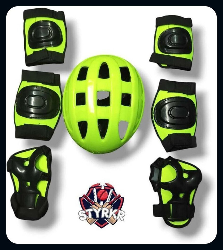 Benstar bbPremium Latest Design Adjustable Multipurpose Skating Kit Skating Helmet(PARROT)