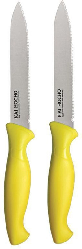 Kai 2 Pc Plastic, Stainless Steel Knife Set Premium