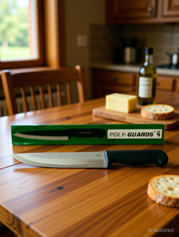 POLYGUARDS 1 Pc Iron Knife 6-Inch Blade Utility Knife Multipurpose Kitchen