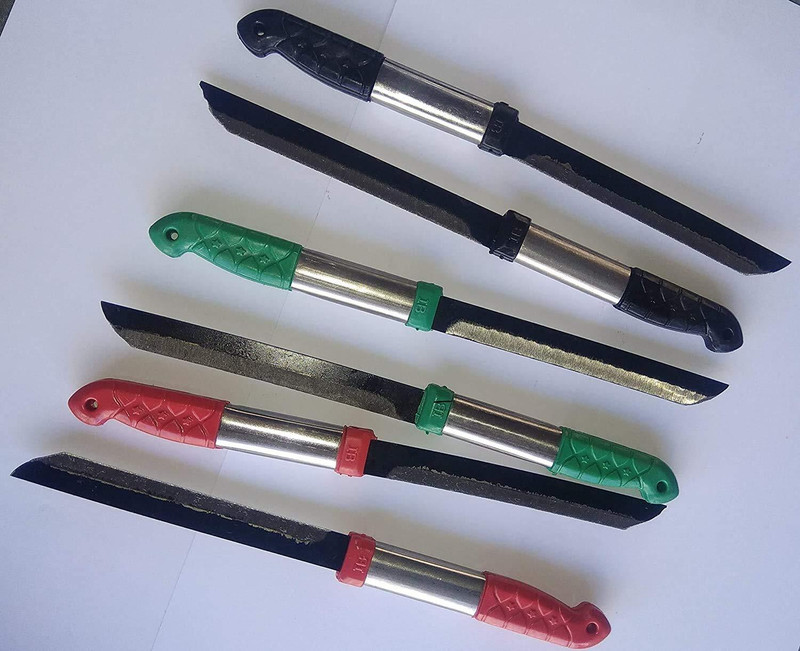 YIQELU 6 Pc Iron Knife Set High Carbon Steel Blade Knife 8 inch (5 inch Blade) Cooking Knife/Sharp Edge