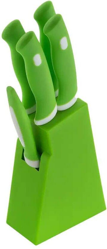 RANIC 5 Pc Stainless Steel, Plastic Knife Set