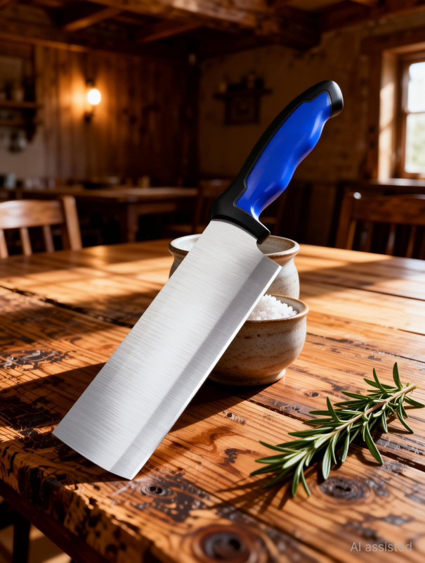 Arrier 1 Pc Stainless Steel Knife Stainless Steel Cleaver Knife for Cutting Meat, Vegetables & Fruits