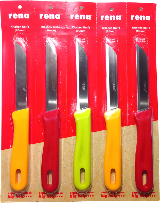 Rena Germany 5 Pc Stainless Steel, PP (Polypropylene) Knife Set 90mm
