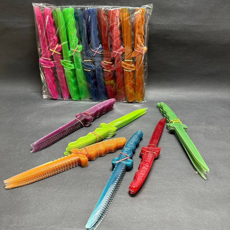 ASTRELLA 40 Pc Plastic Knife Set Beautiful Cake Cutting Knife For Birthday Party and Celebration