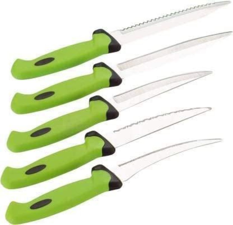Ultra Plus Stainless Steel Blade with Prefect Grip Handle (Pack of-5) Plastic Knife Set(Pack of 5)