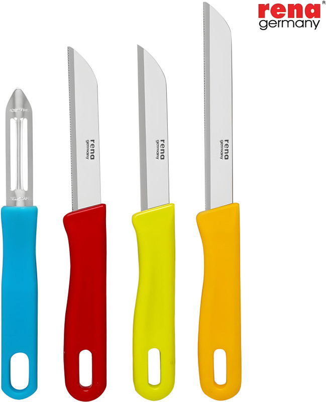Rena Germany 4 Pc Stainless Steel, PP (Polypropylene) Knife Set 4 PC KNIFE SET