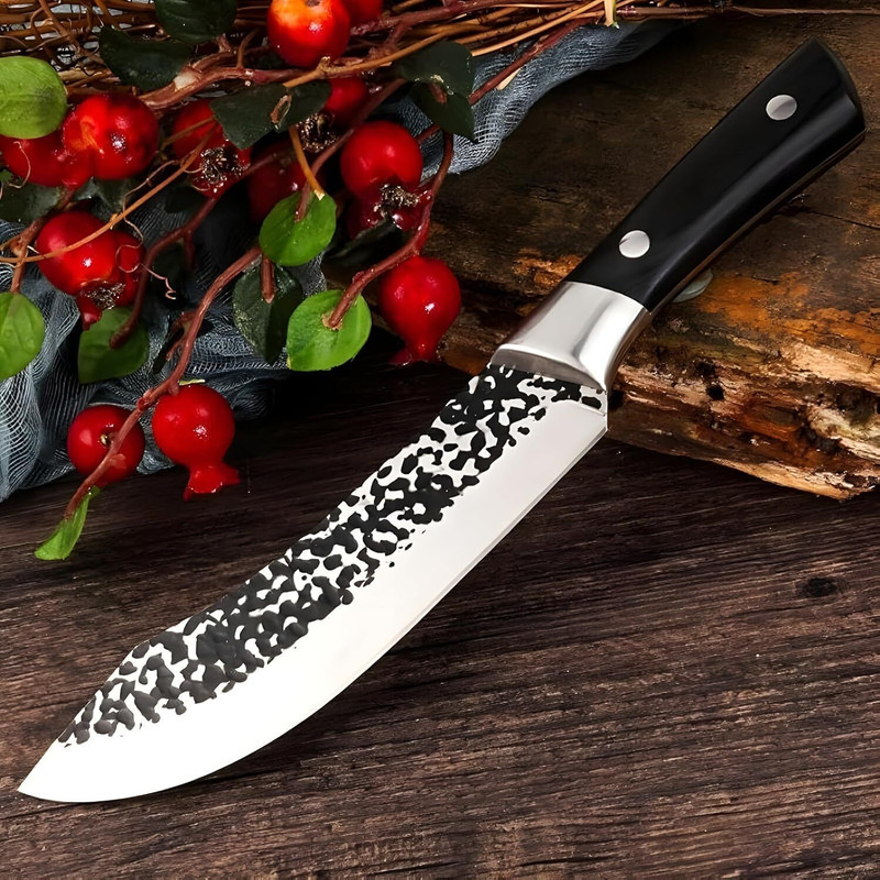 VERPHX 1 Pc Stainless Steel Knife Steel Knife Butcher Chopper Peeling Chef Chopping Fruit Vegetables