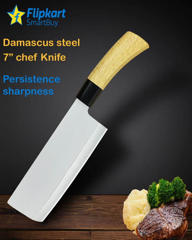 Flipkart SmartBuy 1 Pc Stainless Steel Knife Stainless Steel Knife High Quality SS Blade Lasting Sharp Professional Knives