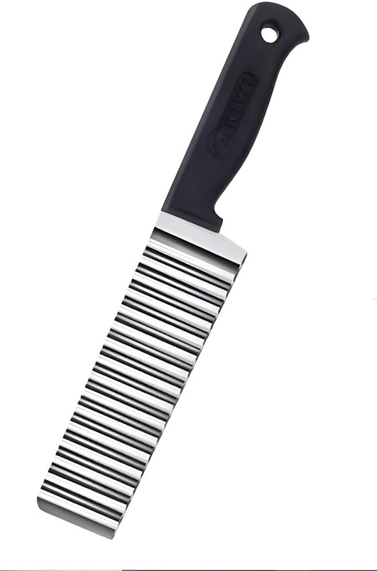Vortipu 1 Pc Copper Knife Potato Cutter Wavy Blade Chip