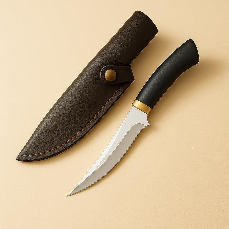 KniForia 1 Pc Stainless Steel Knife Chef Knife Meat Knife for Kitchen ABS Handle with Heavy Blade Knife