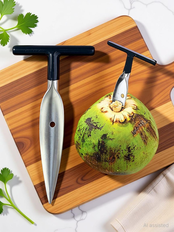PLASTIZONE by N/A Coconut Chopper(1 PCS Coconut Opener Tool)