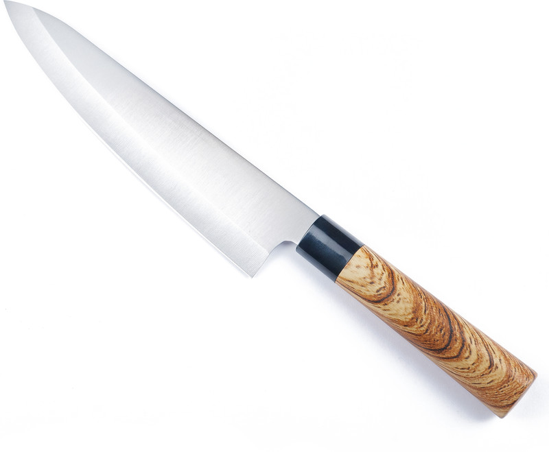 Home-pro 1 Pc Stainless Steel Knife Stainless Steel 8inch Gree & Black Knife- FAT Knife