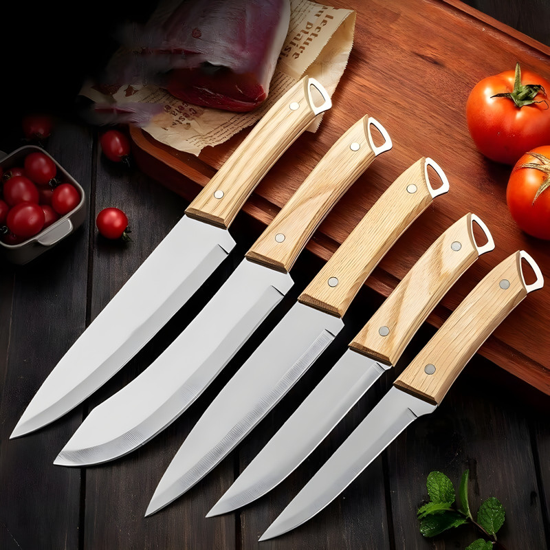 Cathiya sales 1 Pc Stainless Steel Knife High Carbon Ultra Sharp Kitchen Knives For Paring Cutting Meat Vegetable Fruit