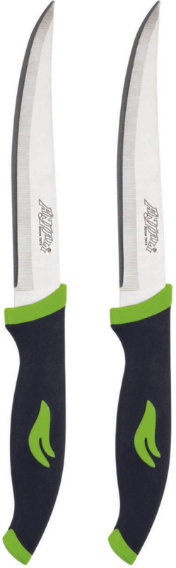 ANJALI 2 Pc PP (Polypropylene), Stainless Steel Knife Set Versatile Kitchen Duo Set of 2 Olive Multi Utility Knives