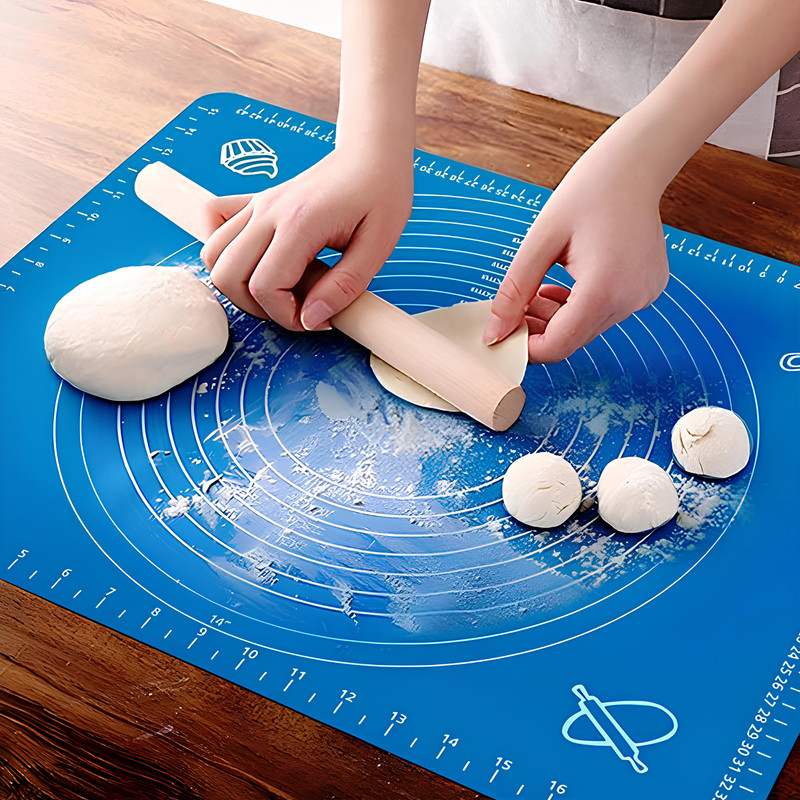 TEDRED chapati mat Non-Stick with Measurements Food-grade Silicone Baking Mat(Pack of 1)