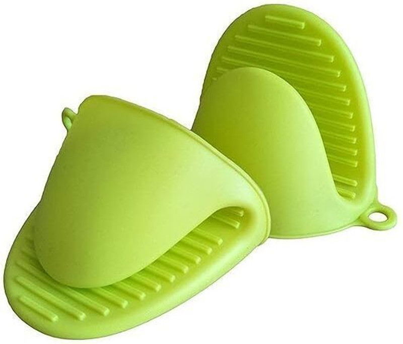 RH MALL 1-Litre Silicone Baking Gloves,Heat Resistant Pot Holders,Kitchen Hot Pot Holder(Multi Colour)