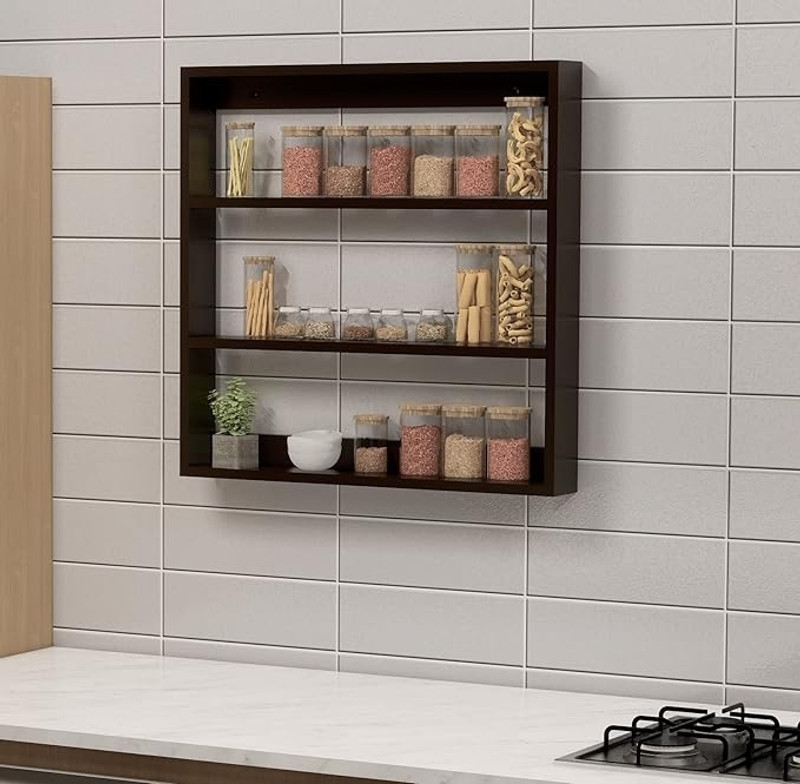 Wudan Haat Cup Kitchen Rack Wood Kitchen Rack for Cups/Glass/Plates/Container/Bottle