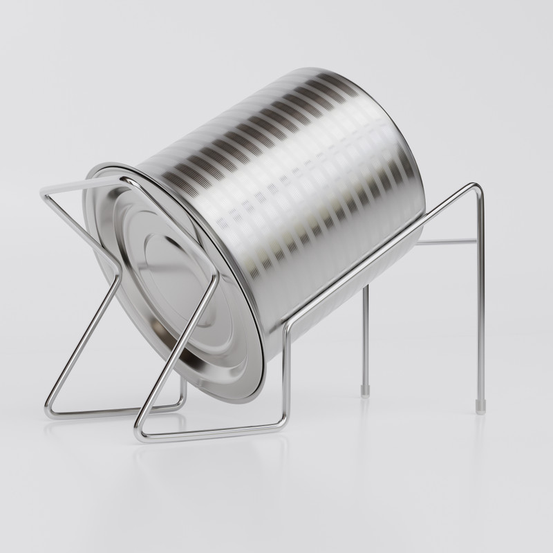 VIGSHRISE Handi Stand – Stainless Steel Wire Design (1 Pc) Tope/Bhagona/Patila 1.5 L capacity 18 cm diameter(Stainless Steel, Induction Bottom)