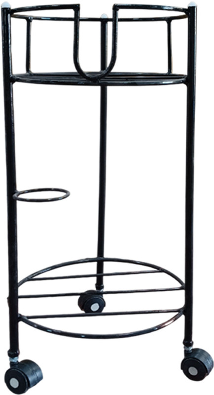 MEENA ENTERPRISES Water Dispenser Kitchen Rack Iron Heavy Duty Round Water Stand with Wheels,Water Pot Stand,Water Dispenser Stand