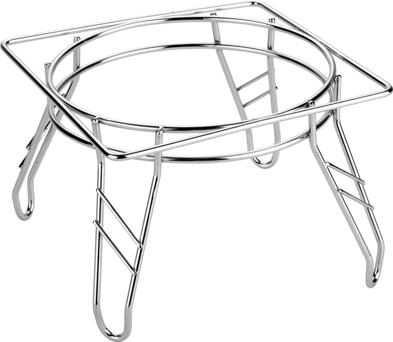 Orbix Utensil Kitchen Rack Steel Stainless Steel Straight Matka Stand - Square Water Pot Stand for Kitchen