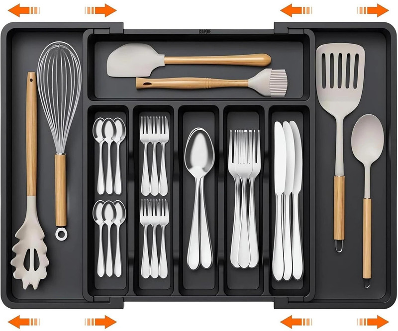 SIMESTICH Cutlery Kitchen Rack Plastic