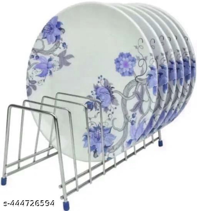 UPTOP Plate Kitchen Rack Steel Plate Rack Holder Stand for Kitchen Utensil Rack, Pot lid Holder