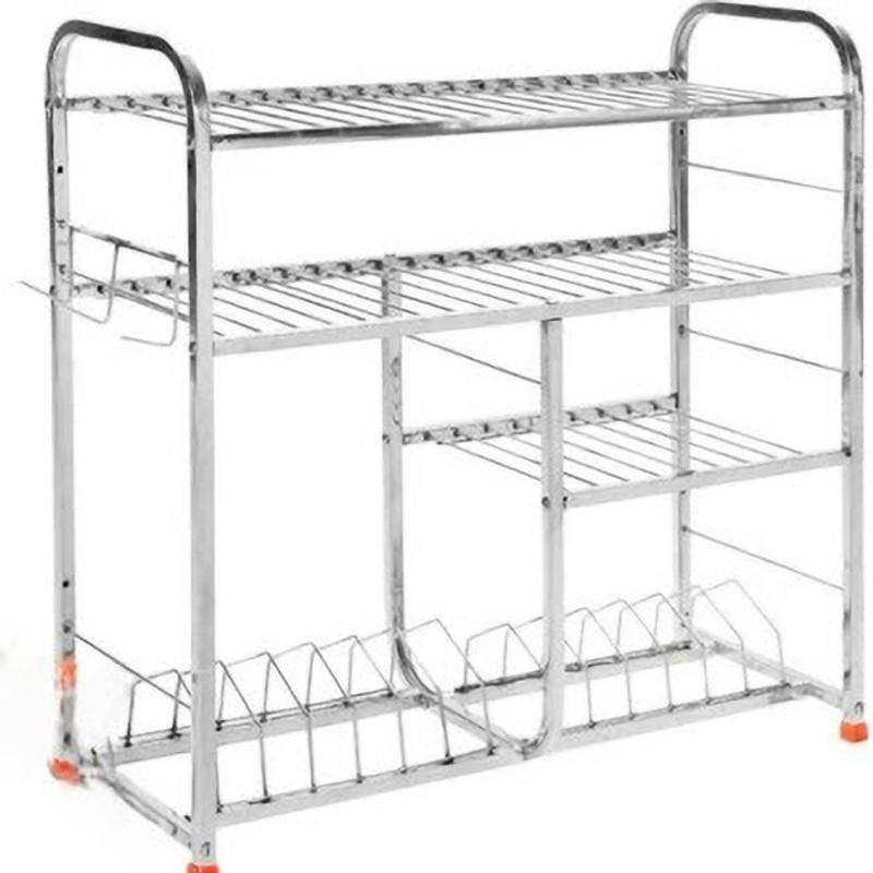DIAMOND JSS PLASTIC Utensil Kitchen Rack Steel 24 x 24 Kitchen Rack