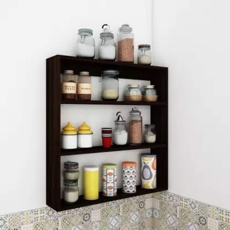Wudan Haat Containers Kitchen Rack Wood Foldable Kitchen Rack for Container/Storage Organizer/Kitchen Organizers