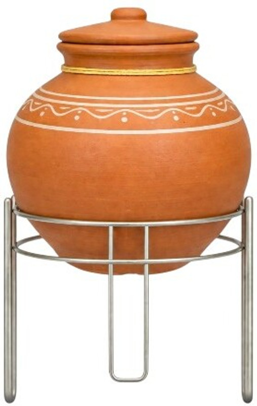 Tajpur Traders Matka Kitchen Rack Steel Stainless Steel Matka Stand for Water Pot Holder Indoor Outdoor Use