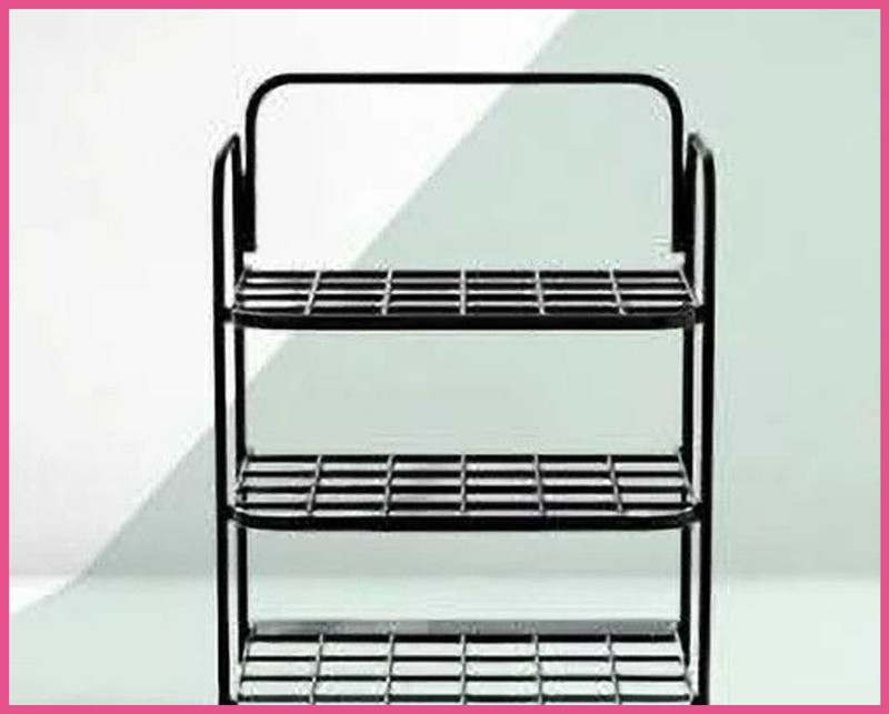 Pipasa Containers Kitchen Rack Plastic Pipasa Metal With Plastic Shoe Stand a128