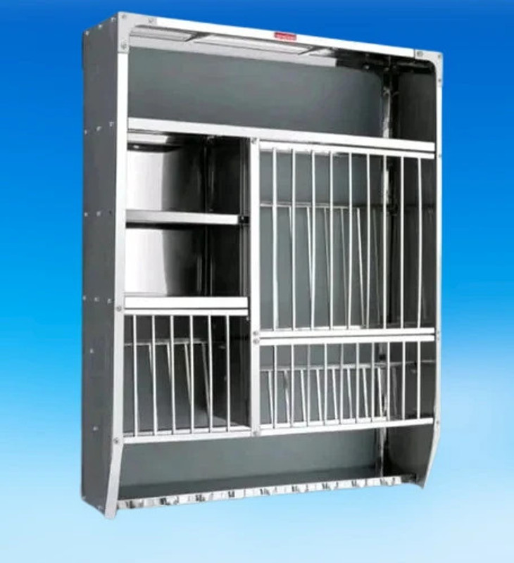 Shiv Dish Drainer Kitchen Rack Steel Utensil Kitchen Rack Steel Wall Mounted Dish Rack (39*36)
