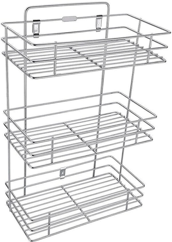 DEALKART Utensil Kitchen Rack Steel 3 self