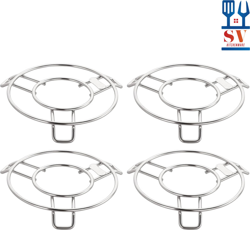 Kitdor Steel Steamer for Cooking | Cooker Stand | Steamer stand (Set of 3) Stainless Steel Steamer(2 L)