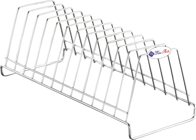 FineArts Plate Kitchen Rack Steel Unique Square Plate Rack/Dish Rack/Plate Stand/Utensil Rack(12-rack)