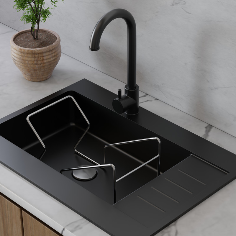 Vigneshgenix Kitchen Sink Stainless Steel Pop-Up Strainer(18 cm Set of 1)