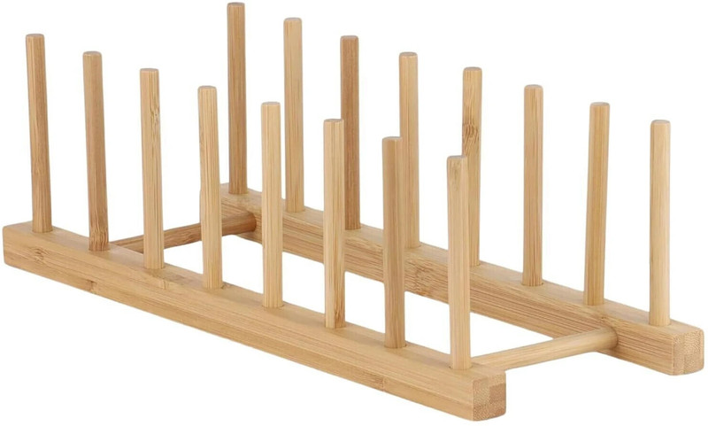 CELEORIS Plate Kitchen Rack Wood CELEORIS Woodworks Plate Kitchen Rack Wood Wooden Plate Rack Dish Stand