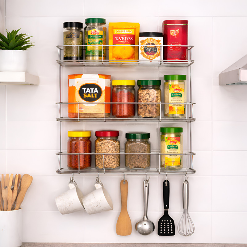 Kombuis Kitchenware Containers Kitchen Rack Steel