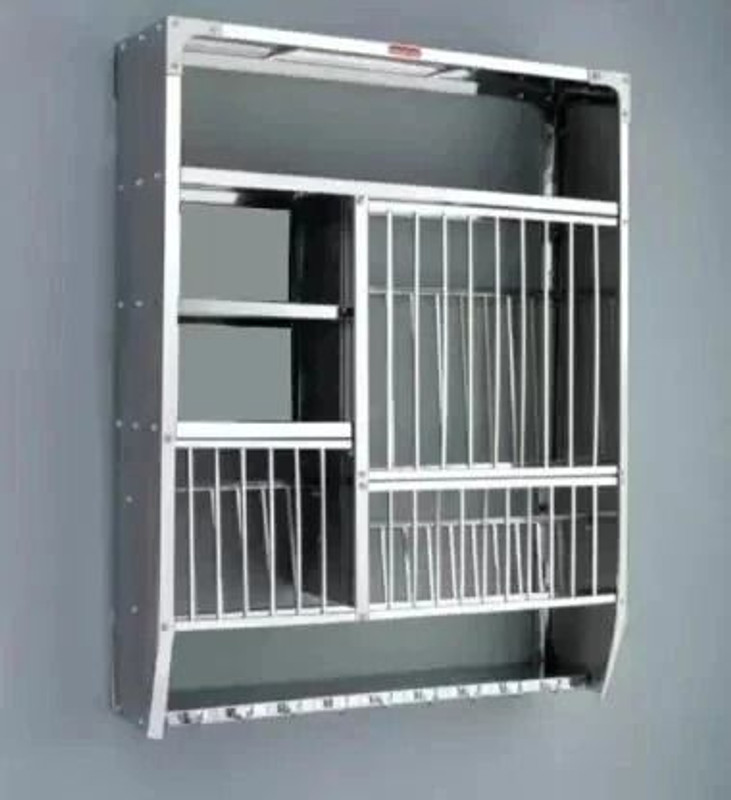 Dev Utensil Kitchen Rack Steel Steel Wall-Mounted Kitchen rack (39×30)Modern Kitchen rack