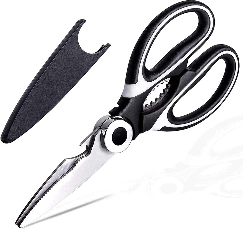 Grasto Heavy Duty kitchen Scissor Stainless Steel All-Purpose Scissor(Multicolor, Pack of 1)